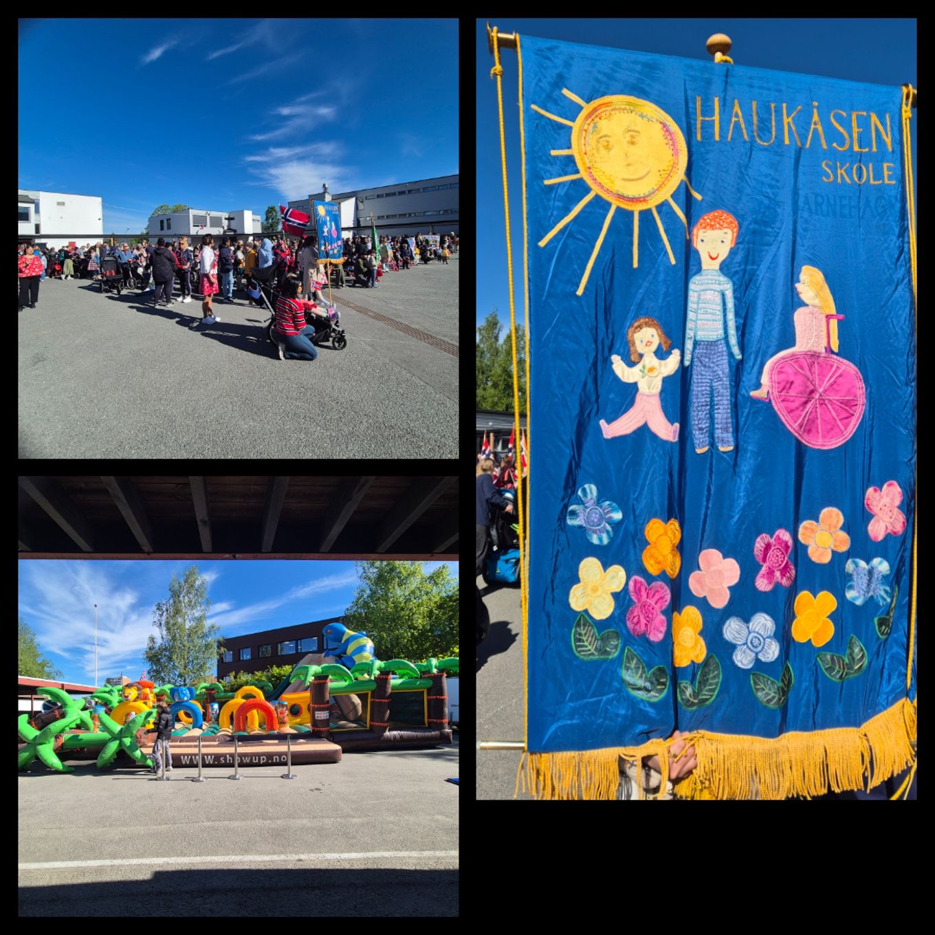 en collage av et bilde av en person