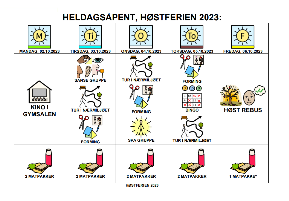 Foto: Haukåsen skole AKS plan heldagsåpent høst