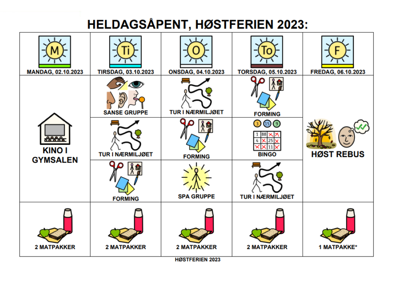 Foto: Haukåsen skole AKS plan heldagsåpent høst