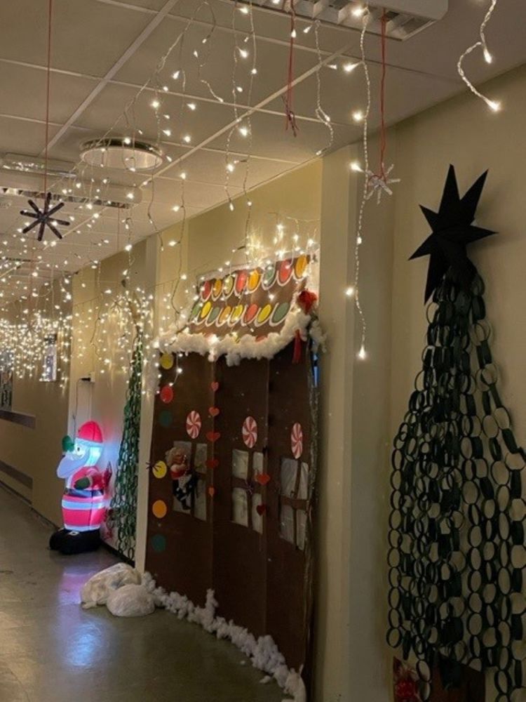Jul på skolen